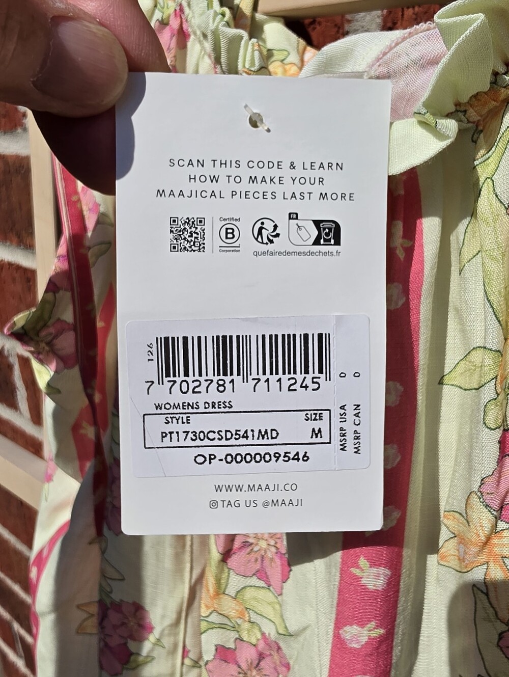 NEW Maaji Mini Beach Dress Colorful Floral Print M - Picture 3 of 9